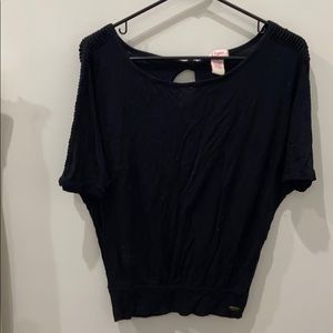 Black 3/4 sleeve blouse